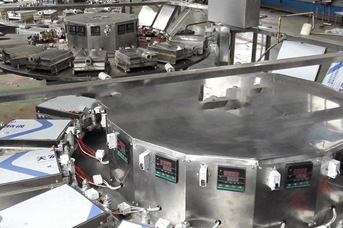 Автоматическая машина непрерывного действия для изготовления вафельных трубочек